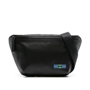 Gucci GG Crystal Leather Belt Bag New